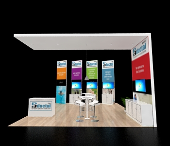 20x20 custom exhibit design