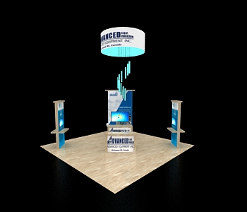 20x20 custom exhibit design